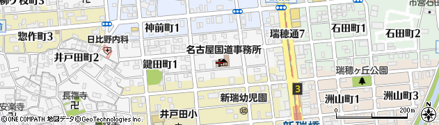 中部地方整備局名古屋国道事務所　用地第一課周辺の地図