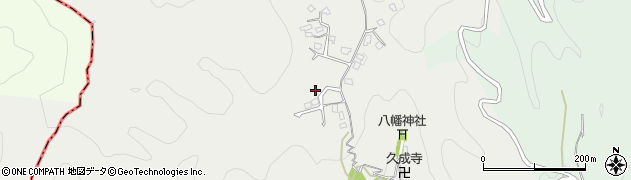 千葉県勝浦市大沢周辺の地図