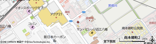 山文商事株式会社　近江八幡駅南口ＳＳ周辺の地図