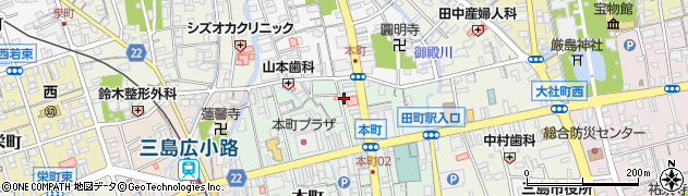 居酒屋 喰亭 三島店周辺の地図