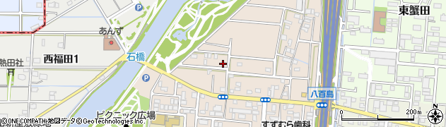 愛知県名古屋市港区西蟹田1812周辺の地図