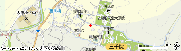 京都府京都市左京区大原勝林院町40周辺の地図
