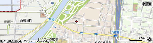 愛知県名古屋市港区西蟹田1819周辺の地図