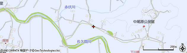 千葉県鋸南町（安房郡）中佐久間周辺の地図