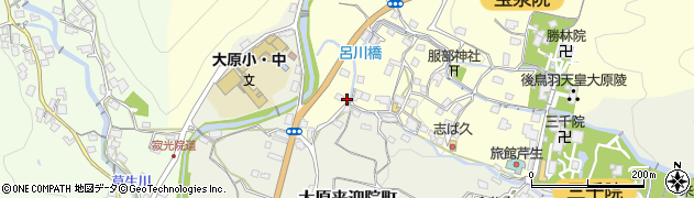 京都府京都市左京区大原勝林院町17周辺の地図