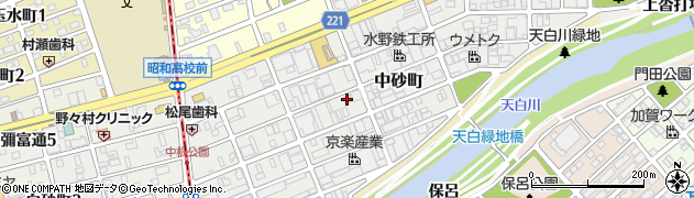 愛知県名古屋市天白区中砂町238周辺の地図