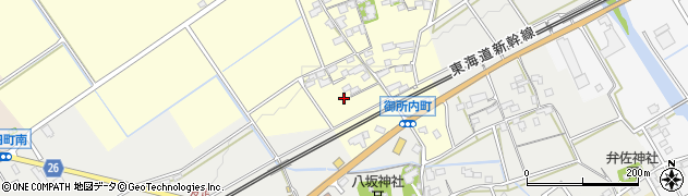 滋賀県近江八幡市御所内町219周辺の地図