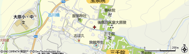 京都府京都市左京区大原勝林院町266周辺の地図