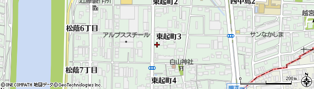 セブンイレブン名古屋東起町３丁目店周辺の地図
