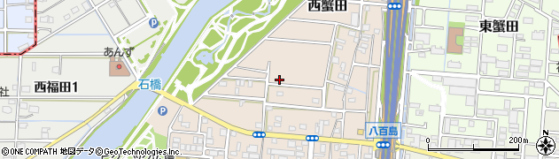 愛知県名古屋市港区西蟹田1309周辺の地図