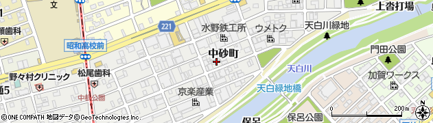 愛知県名古屋市天白区中砂町342周辺の地図