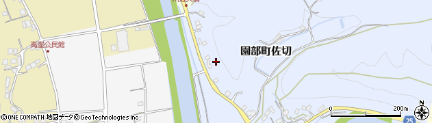 京都府南丹市園部町佐切殿田周辺の地図