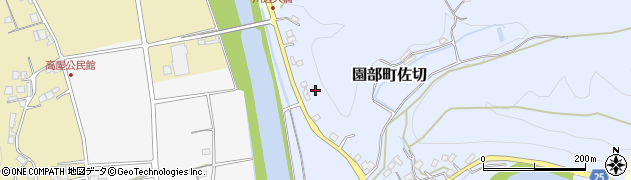 京都府南丹市園部町佐切（殿田）周辺の地図