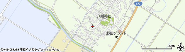 滋賀県野洲市野田1954周辺の地図