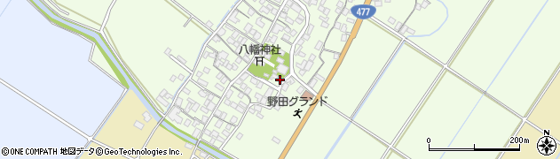 滋賀県野洲市野田1791周辺の地図