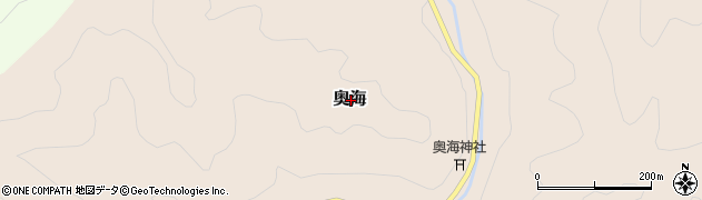 兵庫県佐用郡佐用町奥海周辺の地図