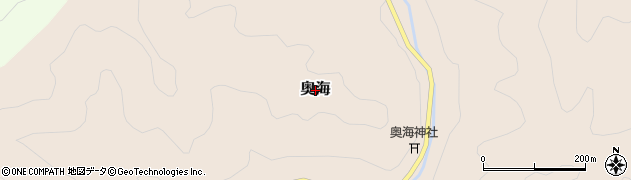 兵庫県佐用町（佐用郡）奥海周辺の地図