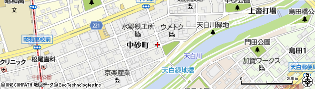 愛知県名古屋市天白区中砂町327周辺の地図