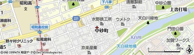 愛知県名古屋市天白区中砂町359周辺の地図