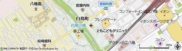 ブックオフ近江八幡店周辺の地図