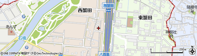 愛知県名古屋市港区西蟹田511周辺の地図
