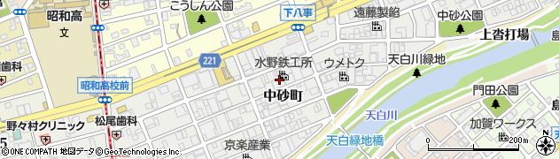愛知県名古屋市天白区中砂町358周辺の地図