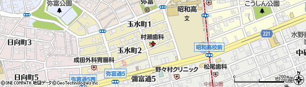 村瀬歯科医院周辺の地図