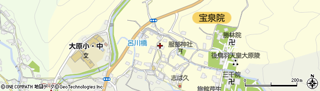 京都府京都市左京区大原勝林院町92周辺の地図