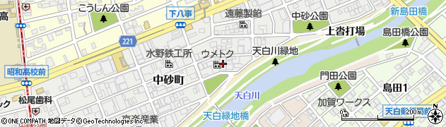 愛知県名古屋市天白区中砂町478周辺の地図