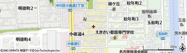 愛知県名古屋市中川区昭明町周辺の地図