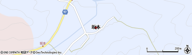 兵庫県丹波篠山市坂本周辺の地図