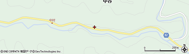 岡山県苫田郡鏡野町中谷2004周辺の地図