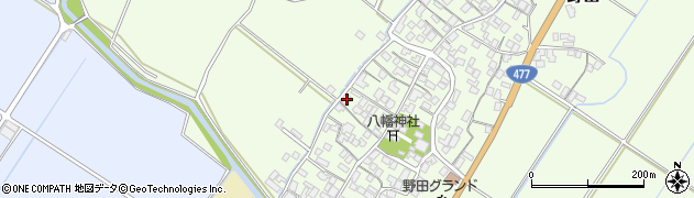 滋賀県野洲市野田1971周辺の地図