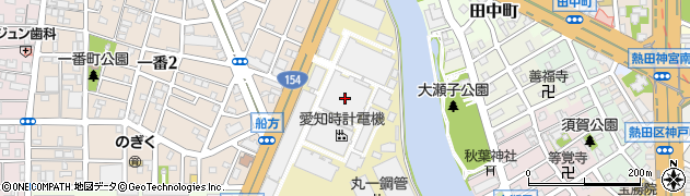 愛知時計電機株式会社　開発センター周辺の地図