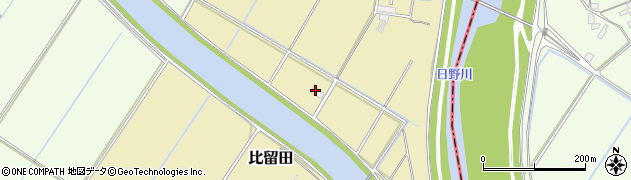 滋賀県野洲市比留田3990周辺の地図