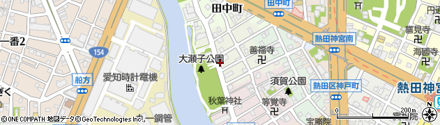愛知県名古屋市熱田区木之免町周辺の地図