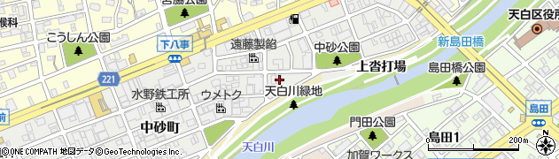 愛知県名古屋市天白区中砂町490周辺の地図