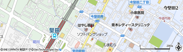 琵琶湖カヌーセンター周辺の地図