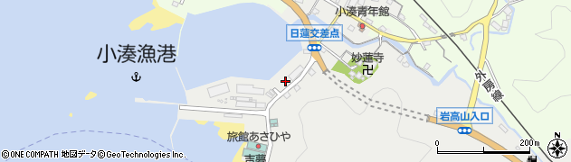千葉県鴨川市小湊周辺の地図