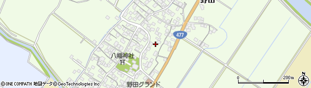 滋賀県野洲市野田1721周辺の地図