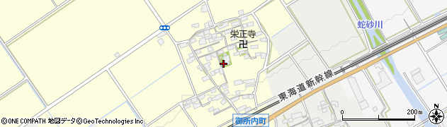 滋賀県近江八幡市御所内町106周辺の地図