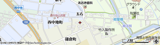 愛知県弥富市鎌倉町38周辺の地図