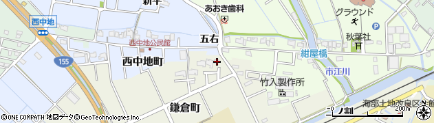 愛知県弥富市鎌倉町43周辺の地図