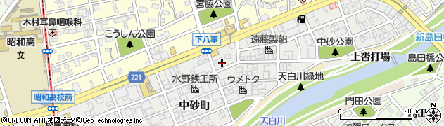 愛知県名古屋市天白区中砂町444周辺の地図