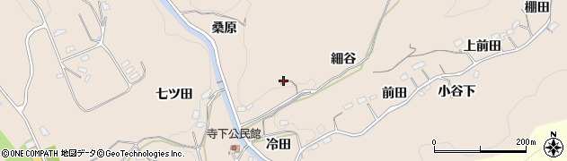 愛知県豊田市寺下町周辺の地図