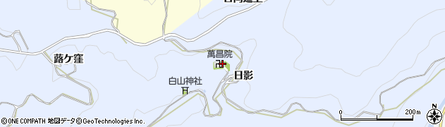 愛知県豊田市山谷町（日向道下）周辺の地図