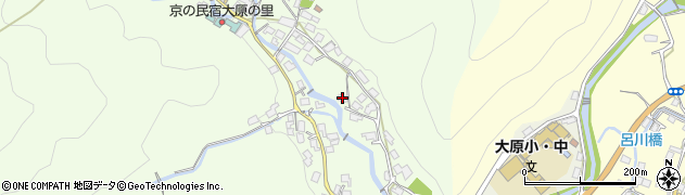 京都府京都市左京区大原草生町109周辺の地図