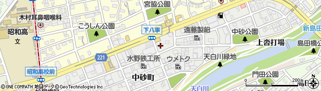 愛知県名古屋市天白区中砂町443周辺の地図
