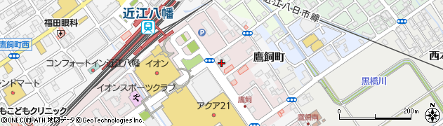 滋賀銀行八幡南代理店 ＡＴＭ周辺の地図