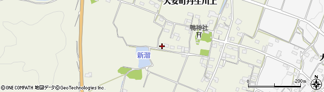 三重県いなべ市大安町丹生川上周辺の地図